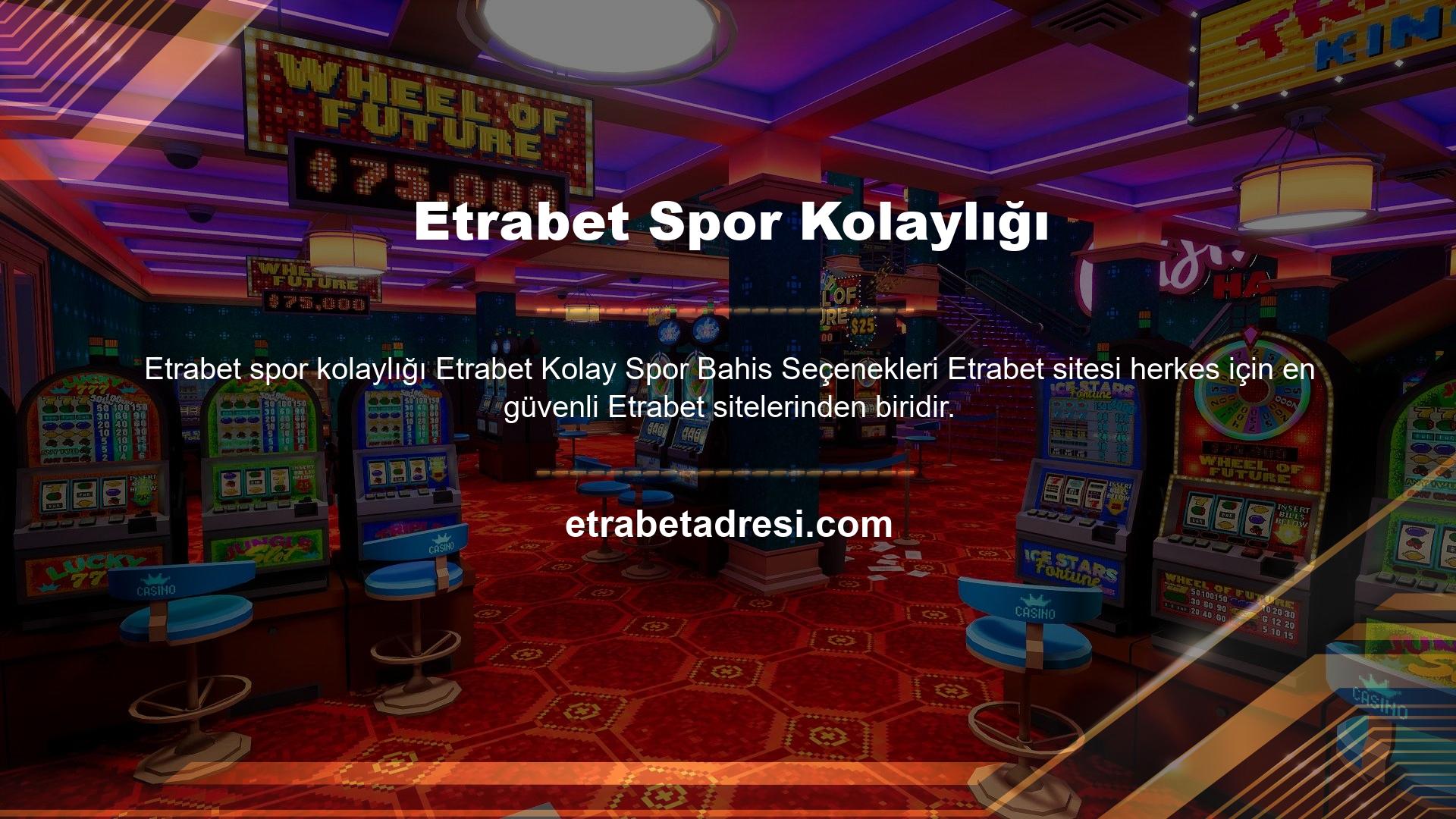 Etrabet web sitesi birçok insan arasında popülerdir çünkü yapmaları için birçok farklı şey sunar