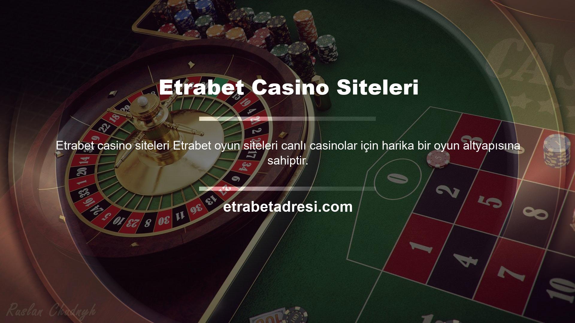 Sitenin, herhangi bir sorun olmadan oyun oynamanıza izin veren iyi bir altyapı vardır